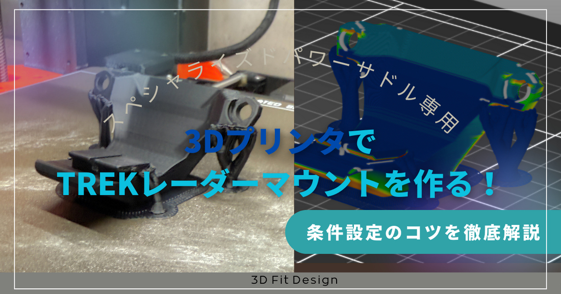 スペシャライズド パワーサドル用 CarBack レーダーマウント｜3Dプリントガイド